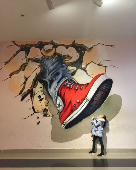 graffiti wall art design for home interior