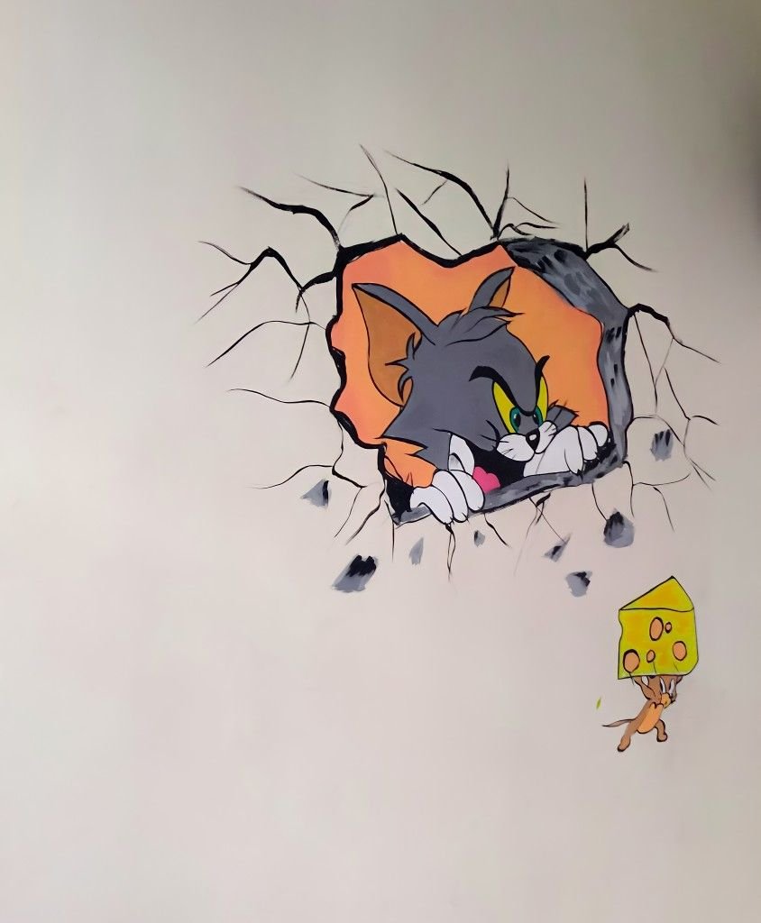 graffiti design for home interior decoration